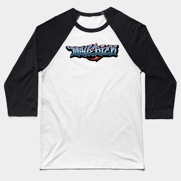 MAVERICK Baseball T-Shirt by WildMeART